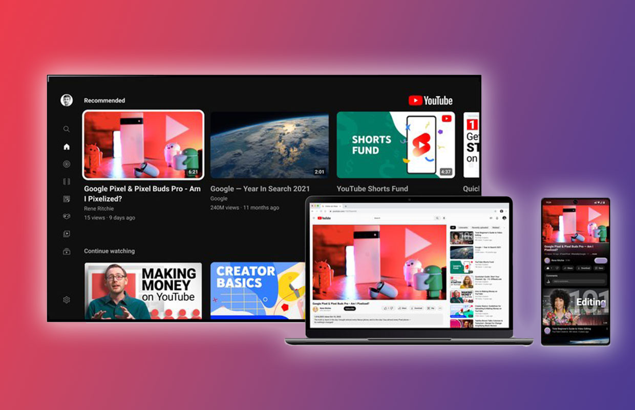 YouTube krijgt fris ontwerp: ook extra functies