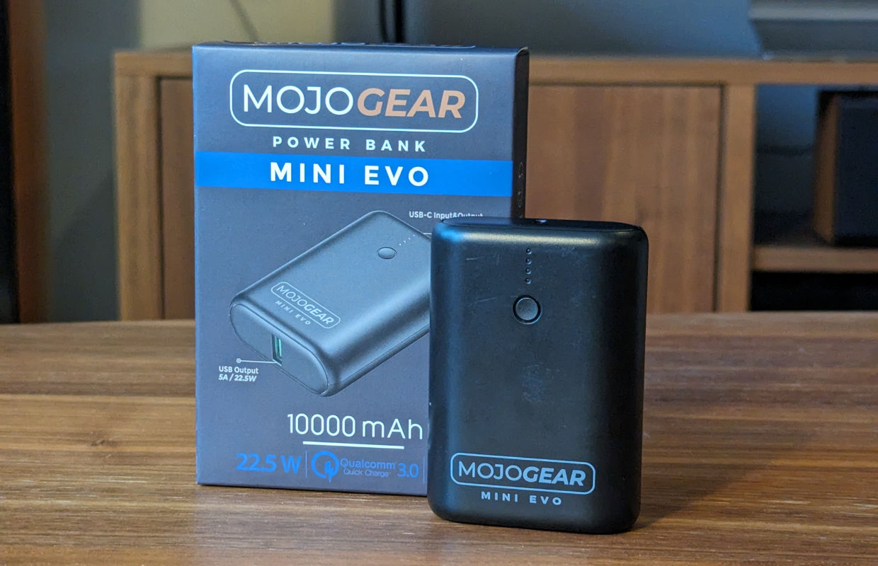 Mojogear Mini Evo powerbank review: klein, licht en snel