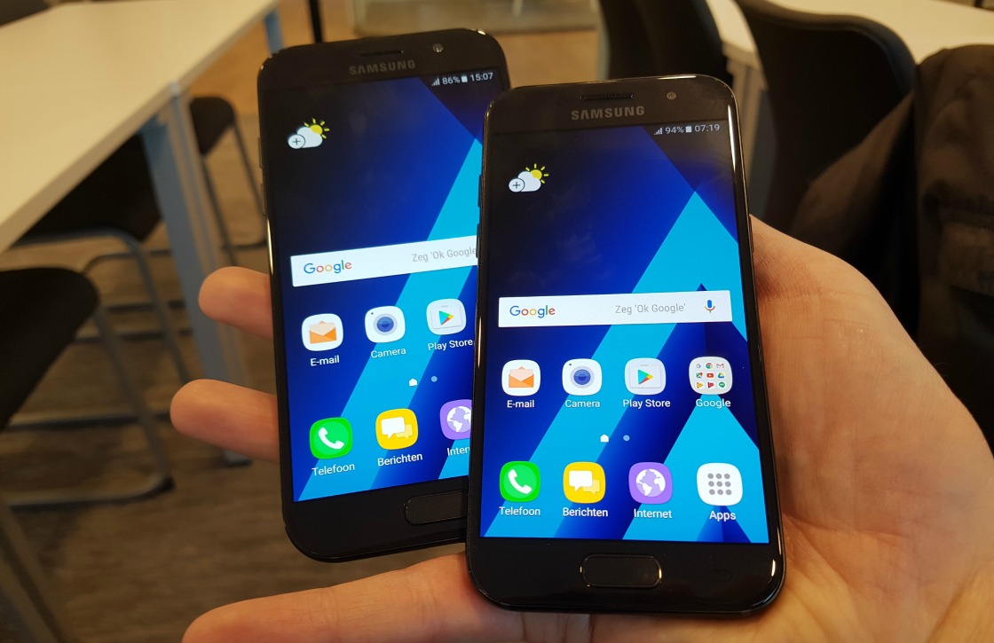 Samsung Galaxy A3 en A5 (2017) hands-on: stijlvolle smartphones met kleiner prijsje