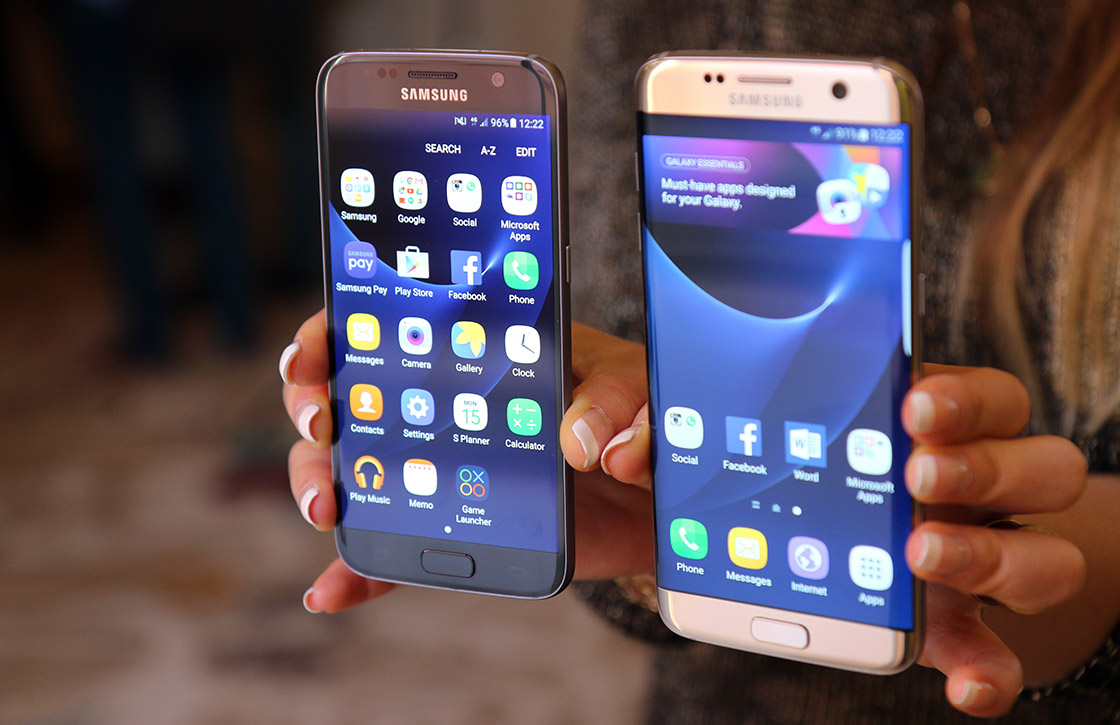Sensor in Galaxy S7 voorkomt opladen als toestel nat is
