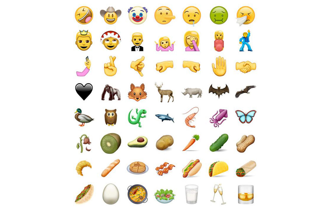 Dit zijn de 72 nieuwe emoji voor Android