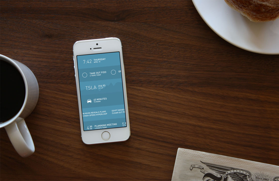 Fraaie iPad-app Morning met handig dagoverzicht eindelijk naar de iPhone