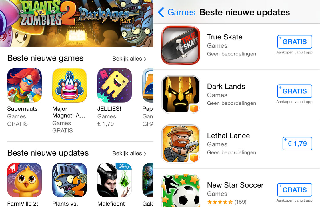Apple introduceert ‘beste nieuwe game-updates’ in de App Store