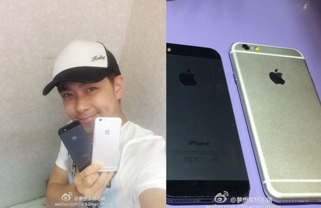 Taiwanees tieneridool toont iPhone 6 op foto’s