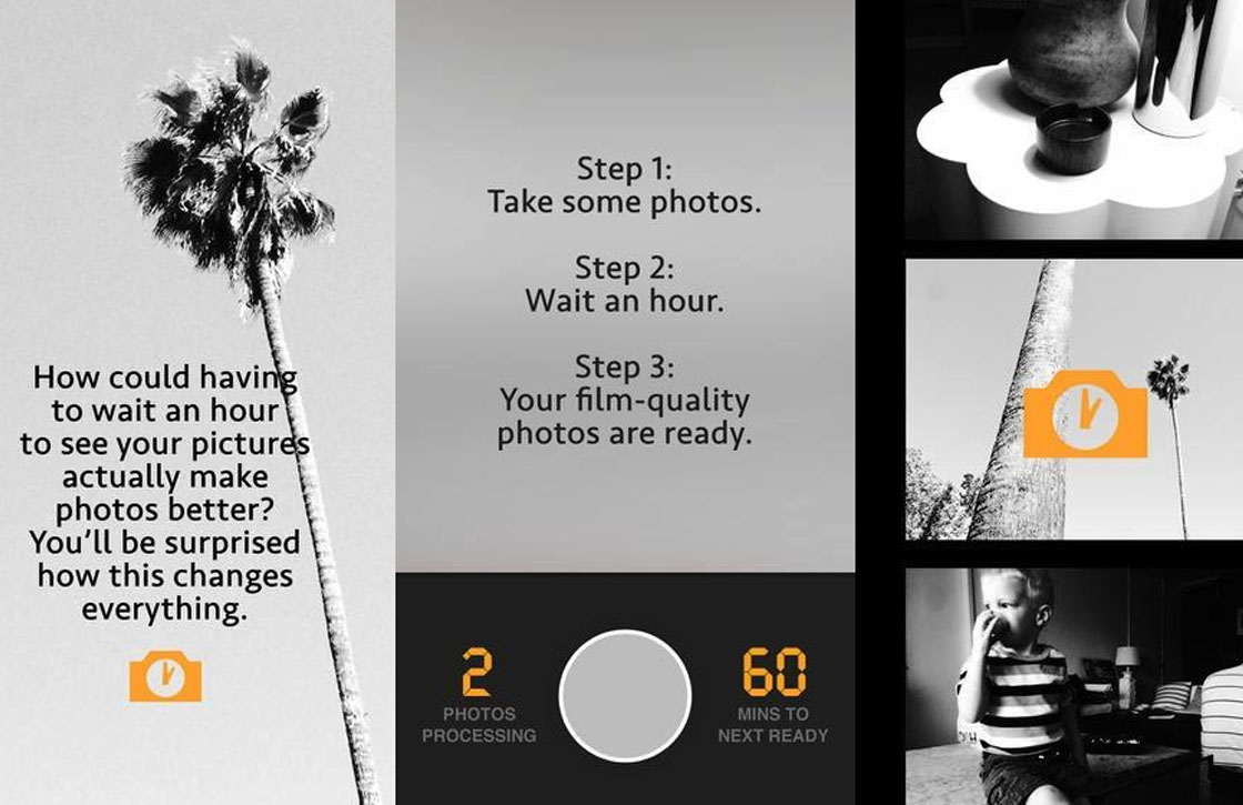 Deze app laat je een uur wachten op je foto