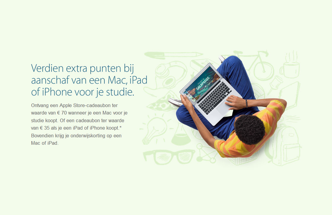Back to School 2014: Apple deelt weer cadeaubonnen uit