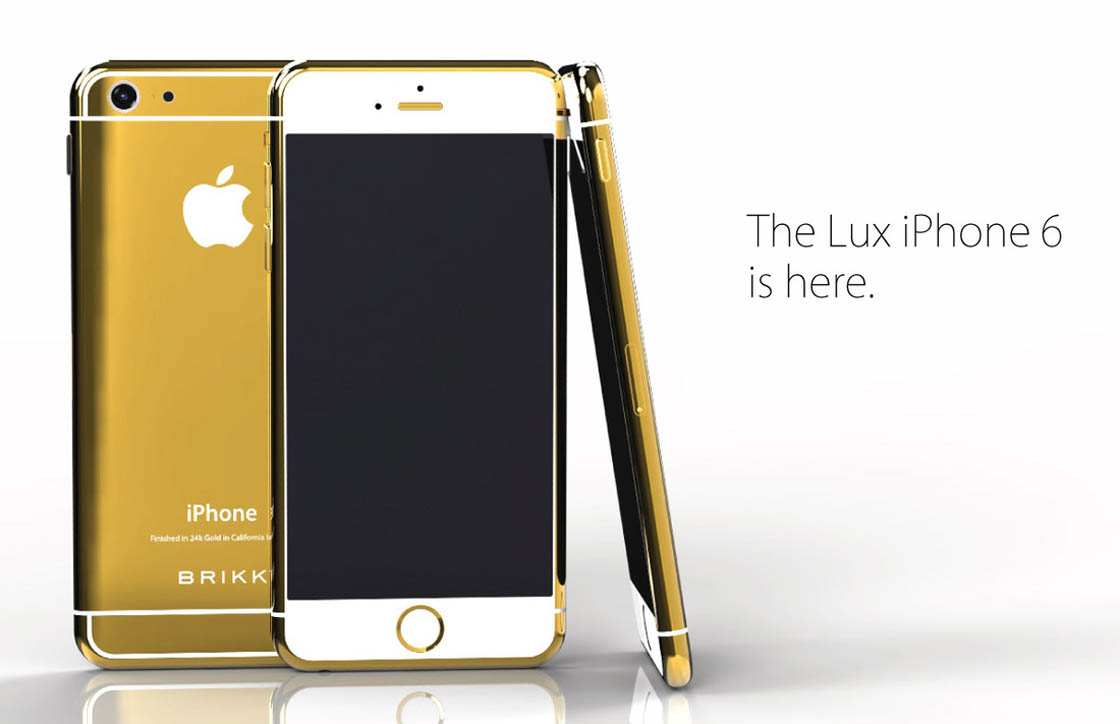 Deze 24-karaats gouden iPhone 6 kost ruim 3000 euro