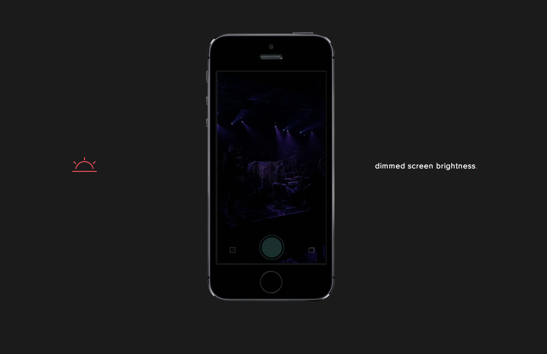 Kimd: dim je iPhone scherm tijdens concerten
