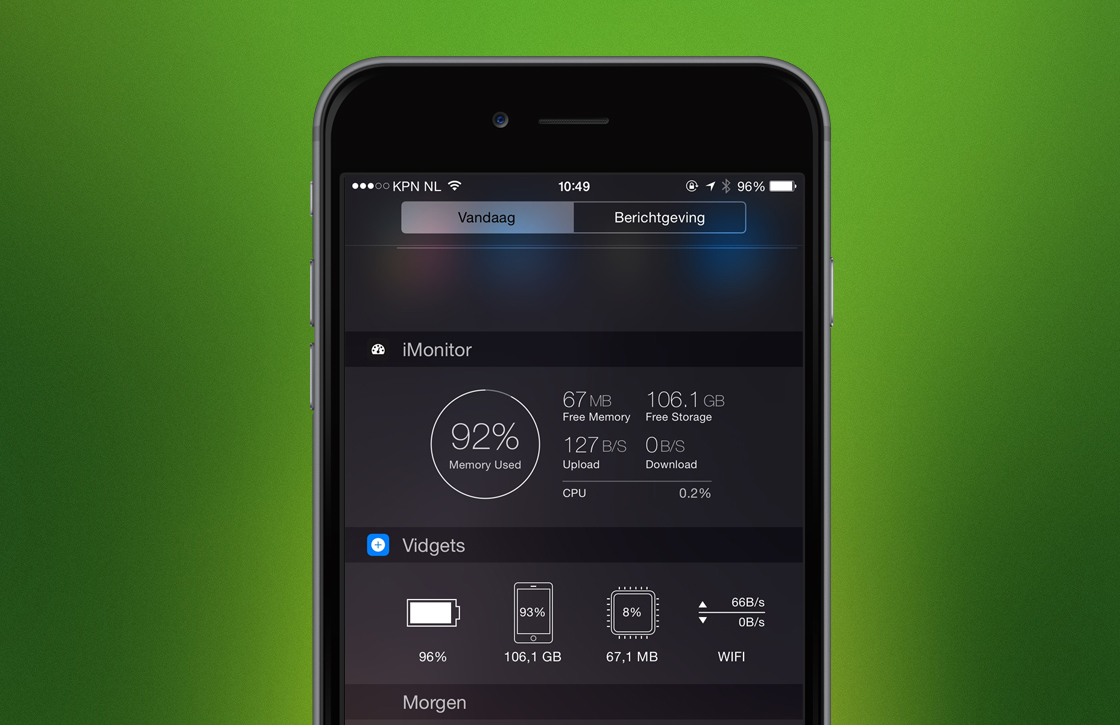 3 widgets om het verbruik van je iPhone te meten