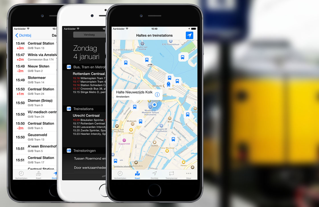 Bus & Trein: nieuwe ov-app toont reisinformatie in widget