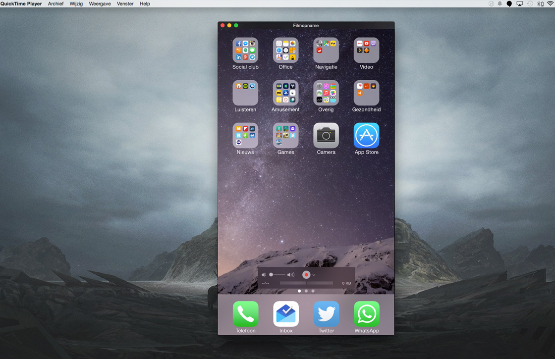 In 8 stappen je iPhone scherm opnemen met een Mac