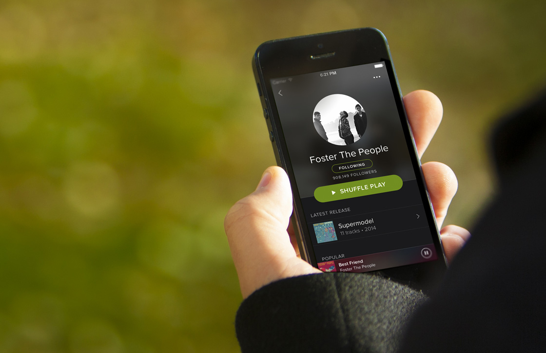 Muziekdienst Spotify test speciale autorijdmodus in app