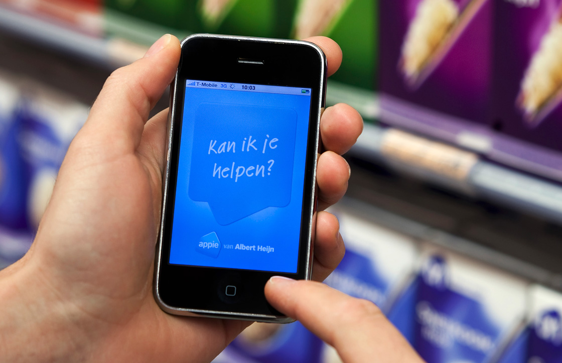 Albert Heijn test boodschappen scannen met iPhone
