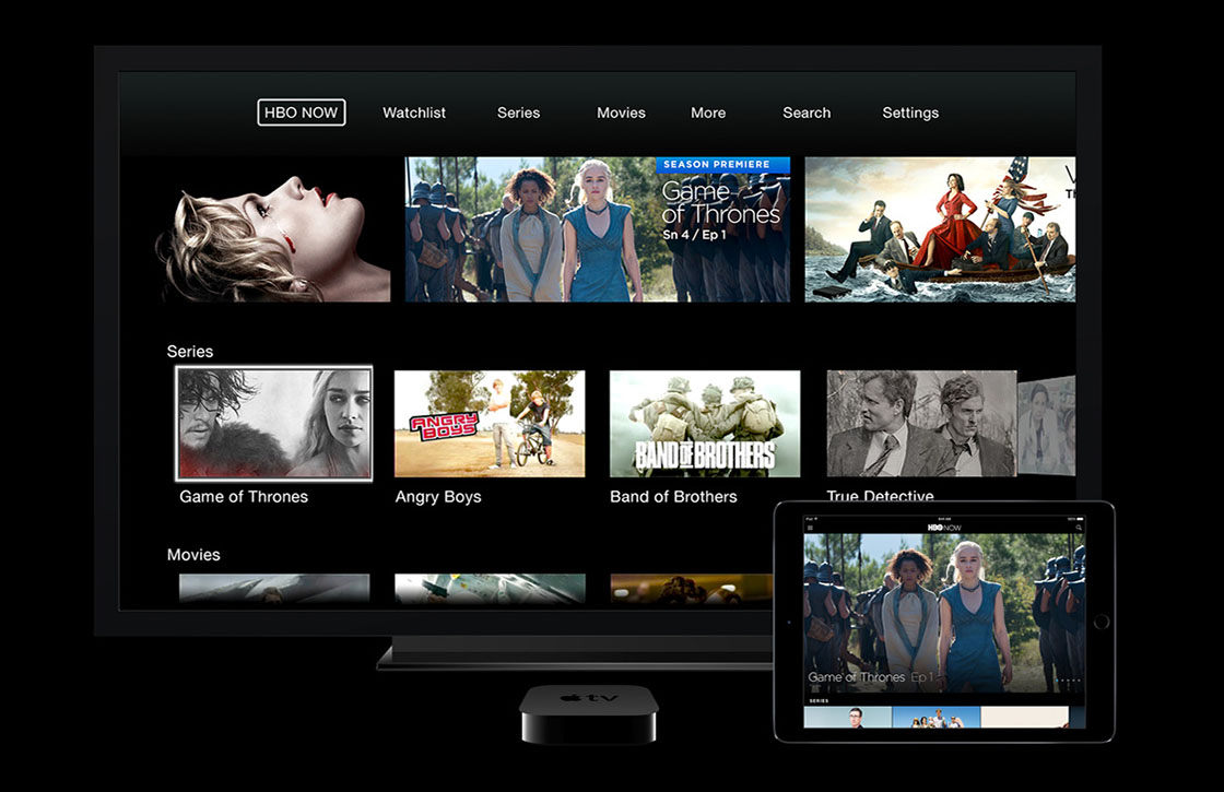 Apple kondigt nieuwe videodienst HBO Now aan