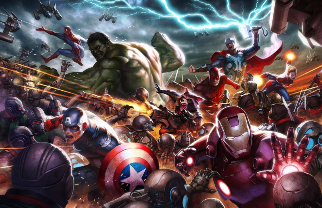 Knok met The Avengers in Marvel Future Fight