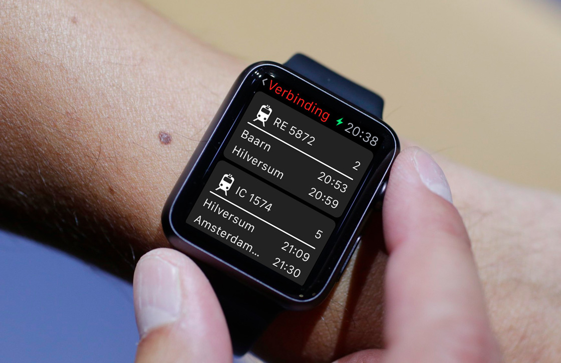 Nederlandse app Railify toont treintijden op je Apple Watch