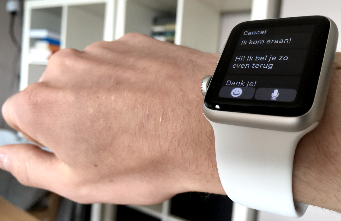 Tip: Nederlandse standaardantwoorden instellen op de Apple Watch