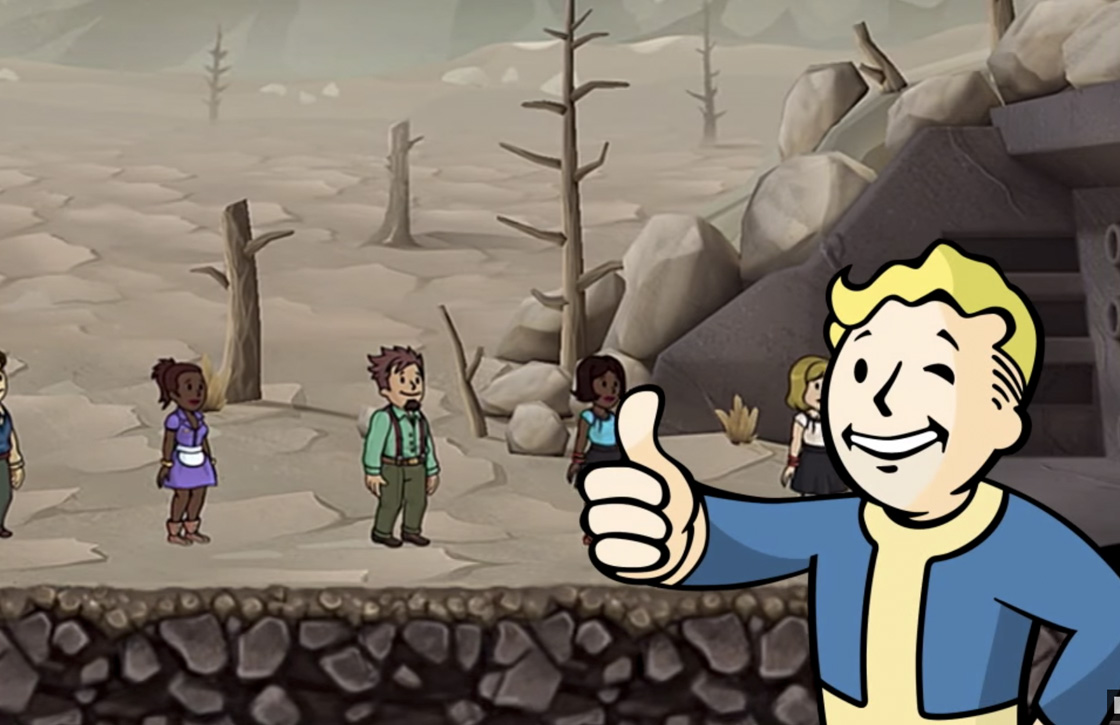 Bouw een ondergrondse stad in de eerste Fallout-game voor iOS