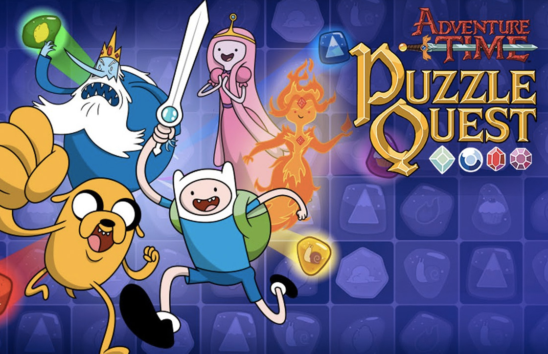 Versla geinige cartoonvijanden in Adventure Time: Puzzle Quest