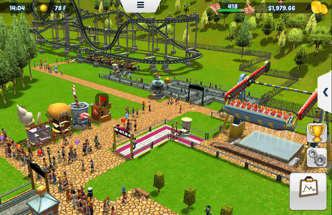 Waarom RollerCoaster Tycoon 3 de leukste pretpark-sim voor iOS is