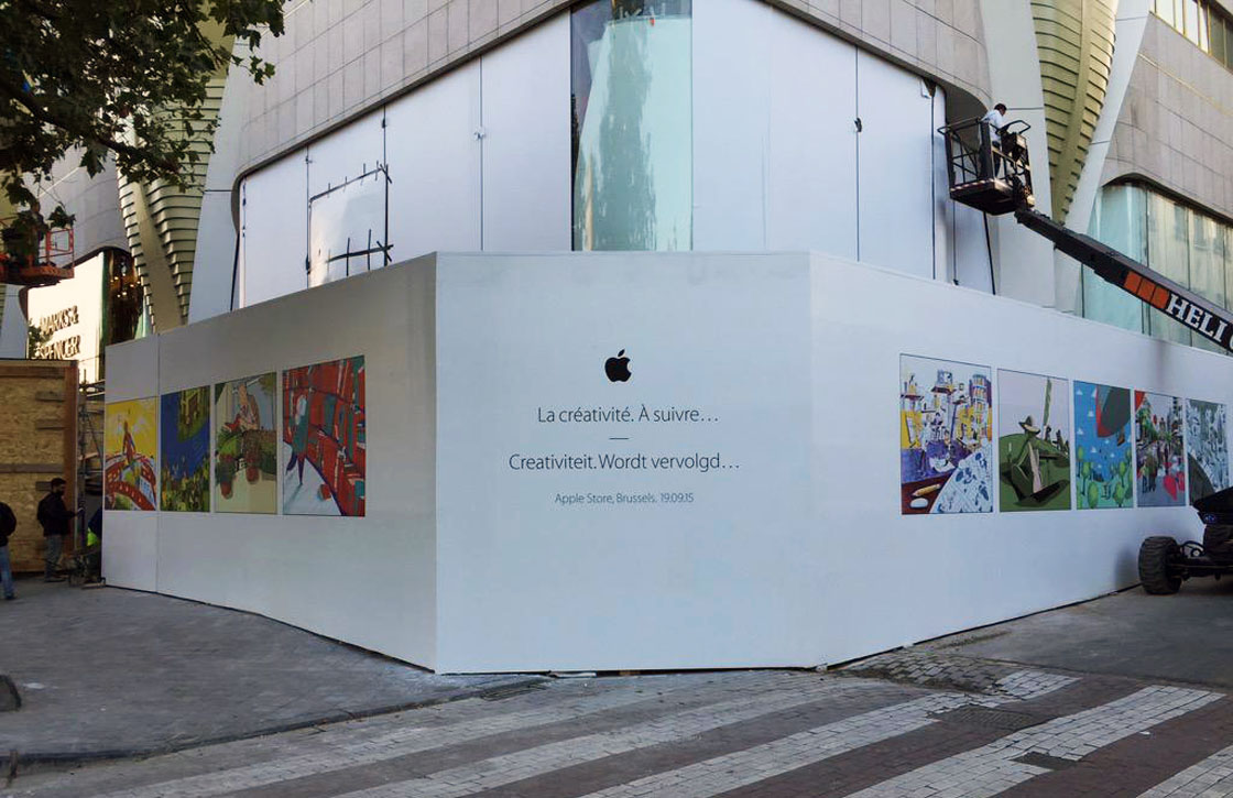 Nieuwe Apple Store in Brussel opent op 19 september