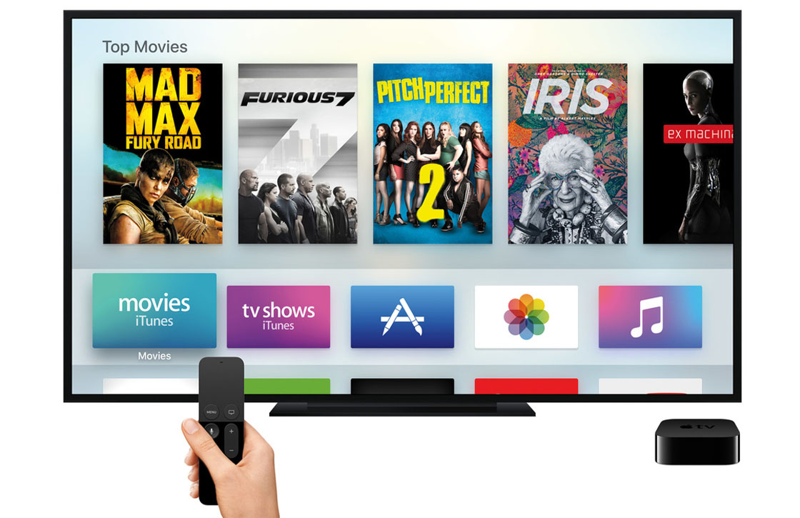Apple TV App Store heeft nu hitlijsten, Podcasts-app komt eraan