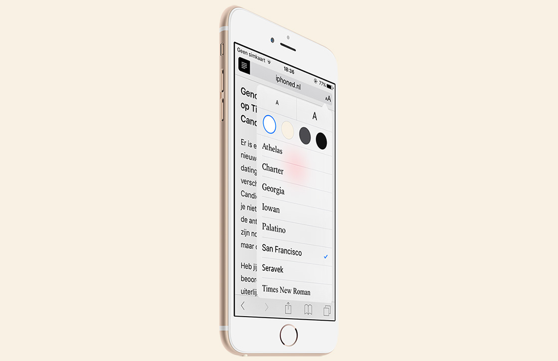 Zo gebruik je de Reader-weergave van Safari in iOS 9