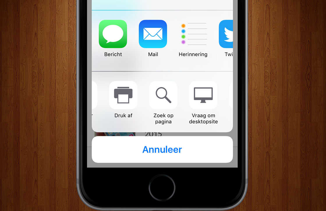 Zo zoek je sneller binnen webpagina’s met Safari in iOS 9