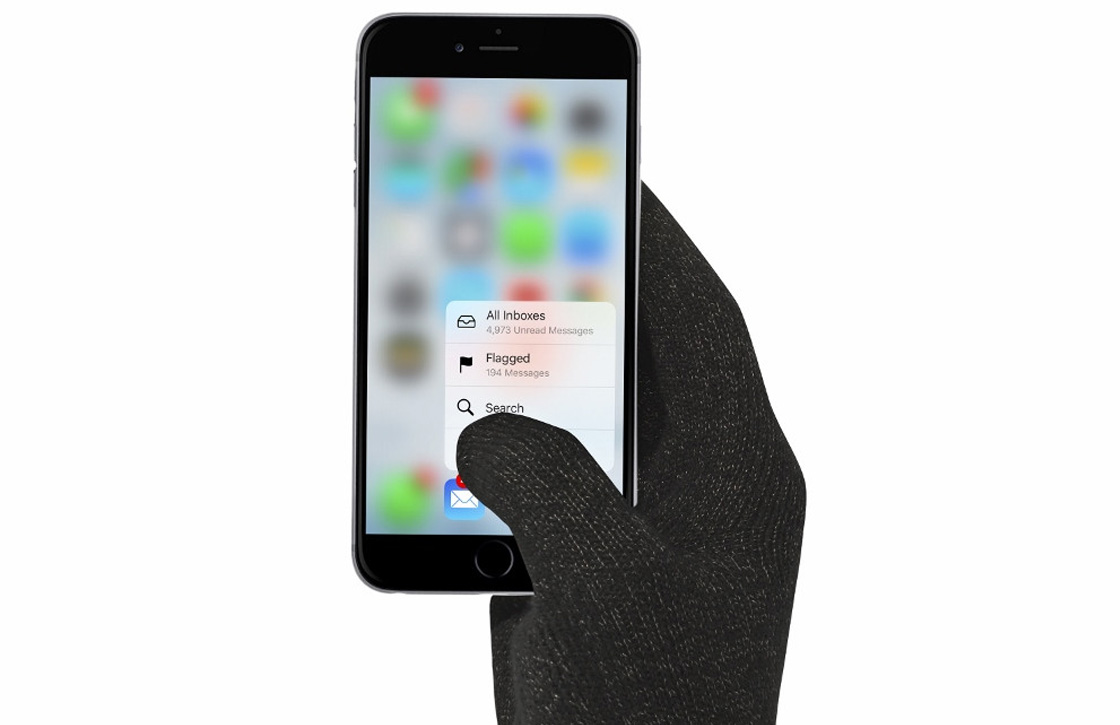 Apple bedenkt display dat met gewone handschoenen werkt