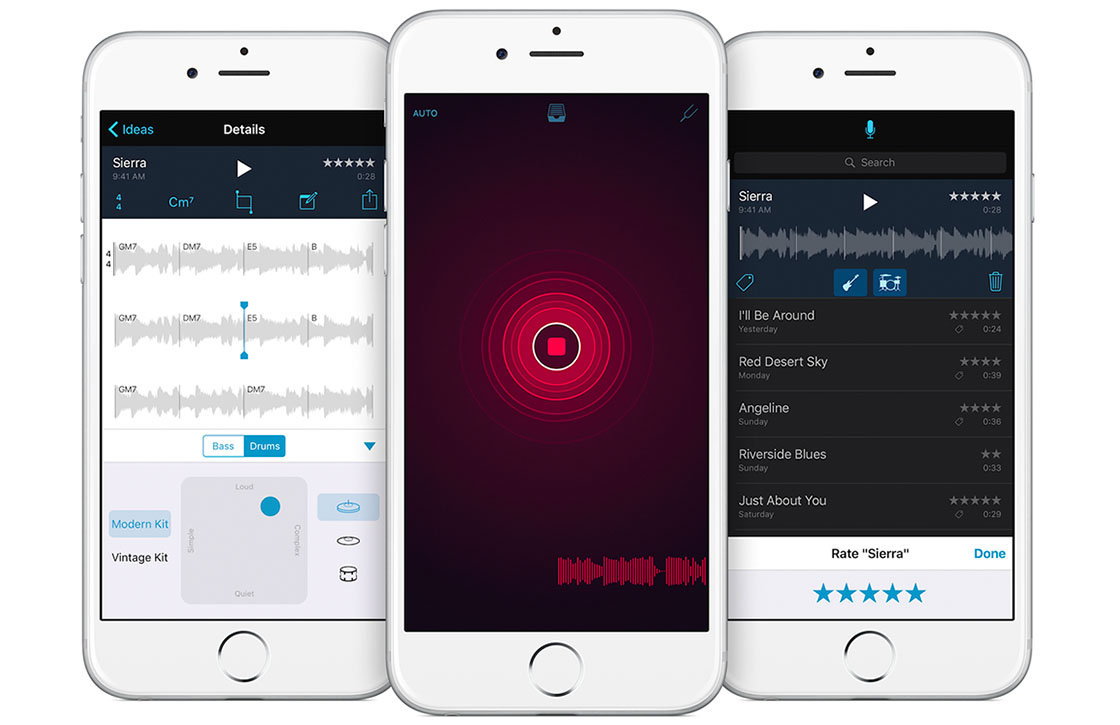 Apple brengt Muziekmemo’s-app uit voor muzikanten