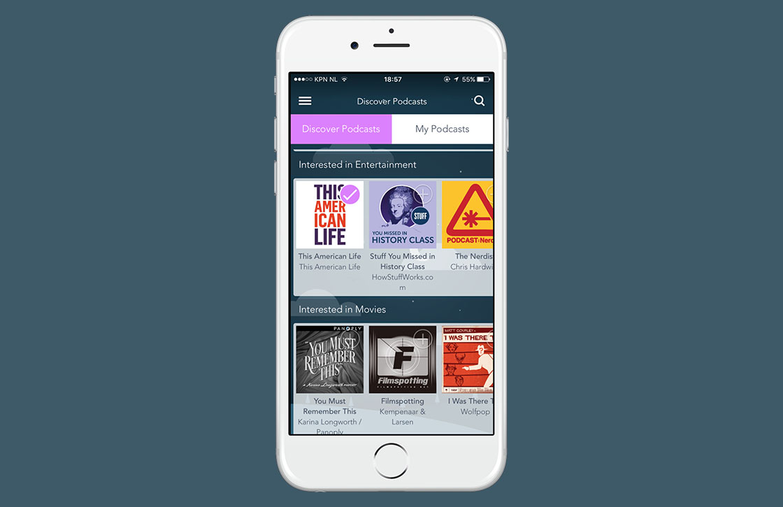 Ontdek podcasts en meer met Otto Radio voor iOS