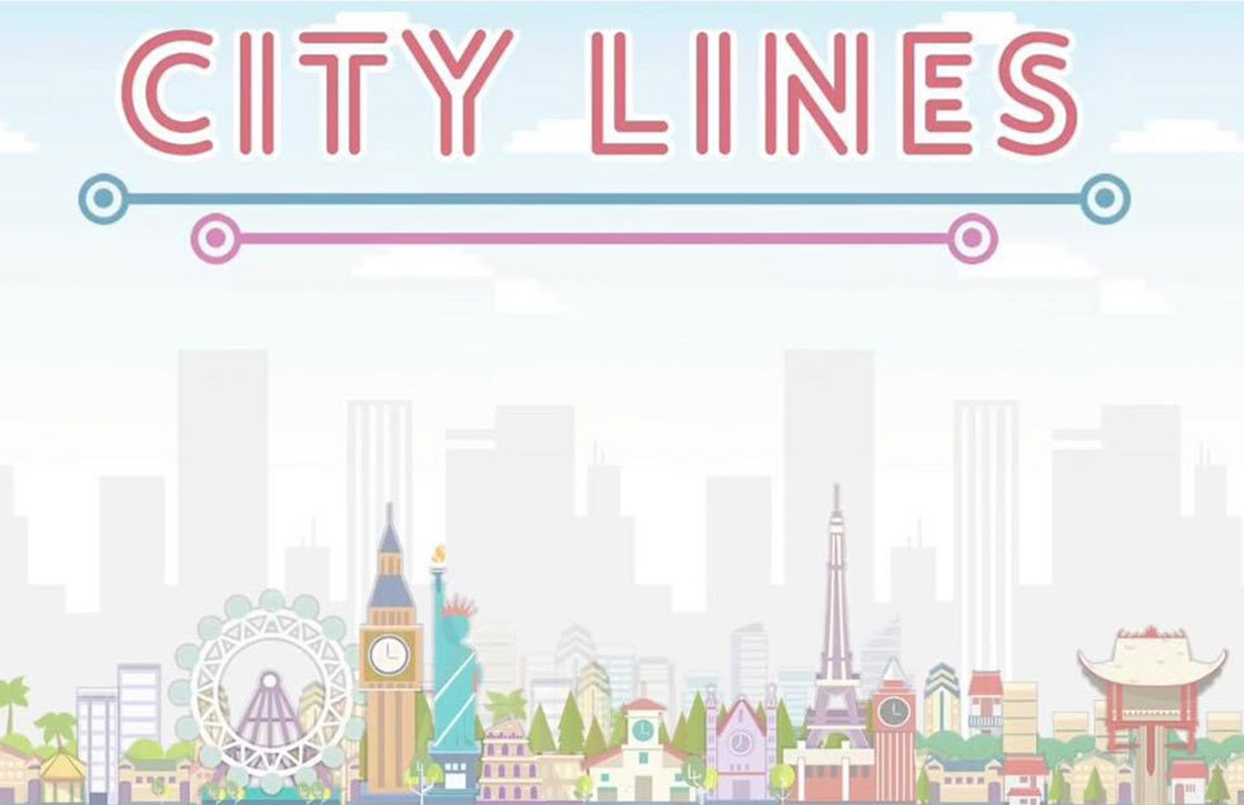 Trek lijnen en bouw steden in City Lines