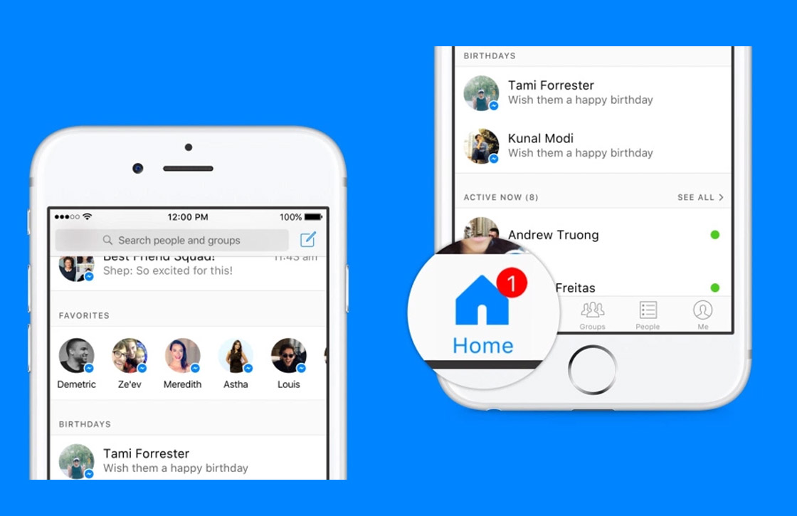 Facebook Messenger krijgt nieuw inbox-achtig ontwerp