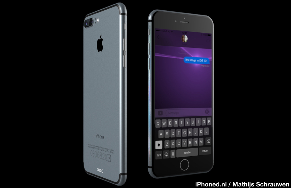 Bekijk het eerste iPhone 7 concept met iOS 10