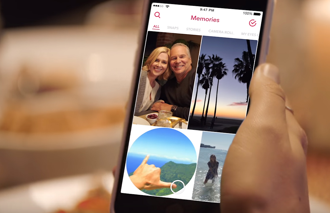 Snapchat Herinneringen maakt je oude Snaps doorzoekbaar