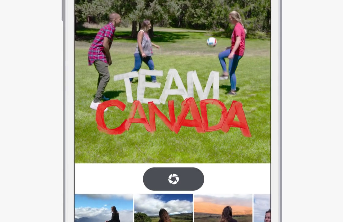 Facebook test Snapchat-achtige cameramodus