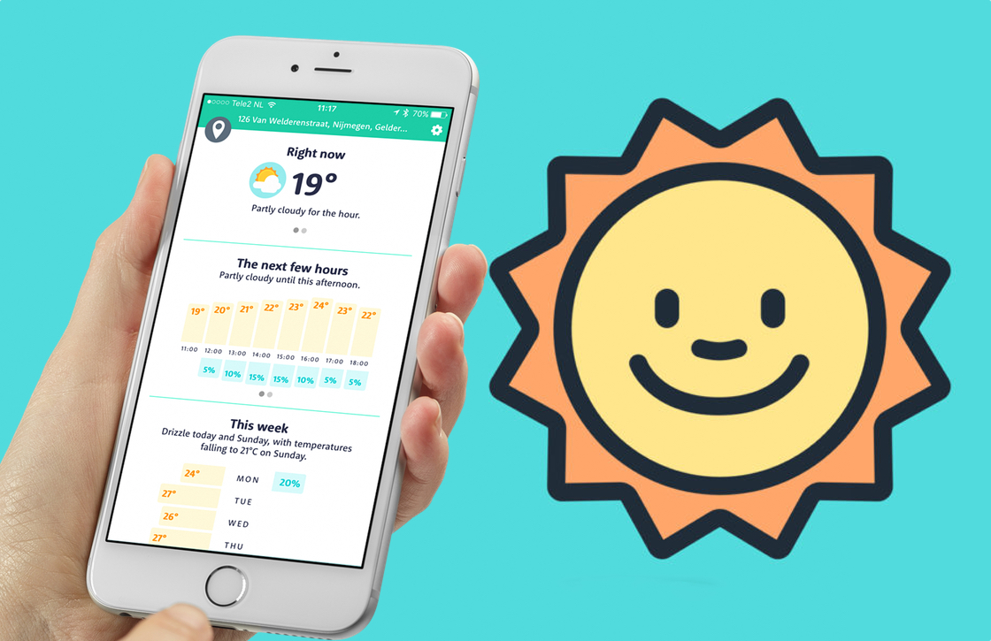 Hello Weather is je nieuwe favoriete weer-app