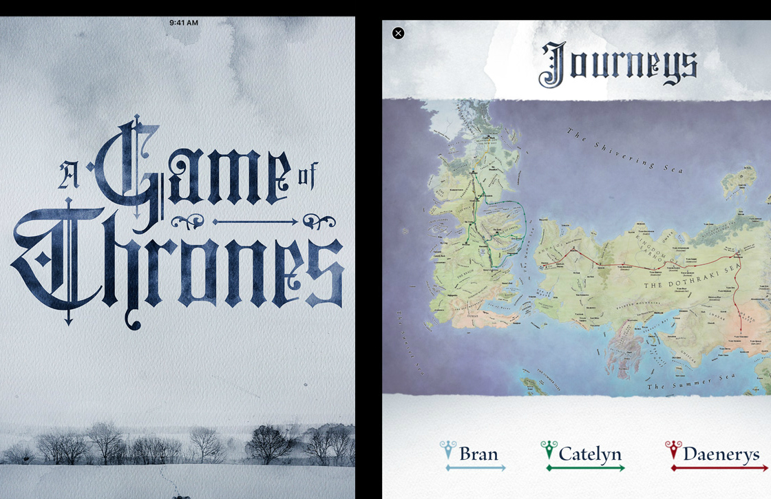 A Game of Thrones: Enhanced Edition exclusief voor iBooks