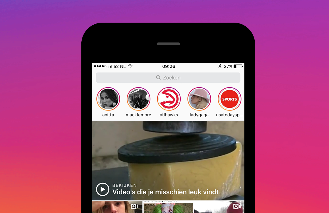 Zo maakt Instagram het ontdekken van Stories gemakkelijker