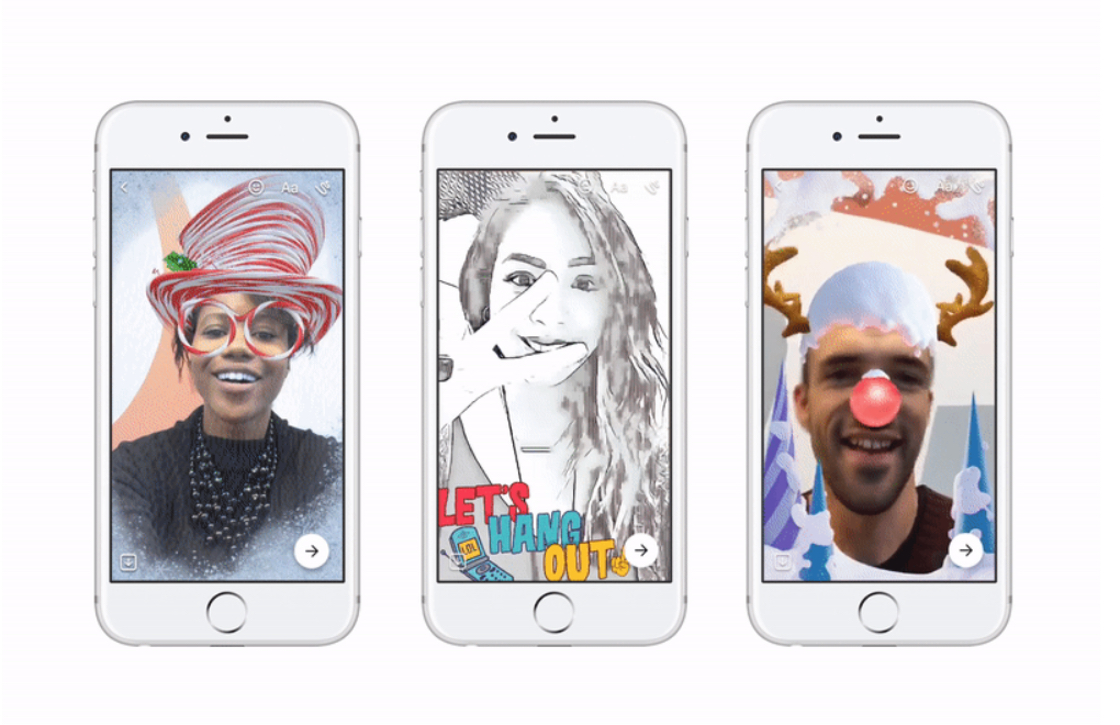 Facebook Messenger-camera krijgt maskers, filters, emoji en meer bewerkopties