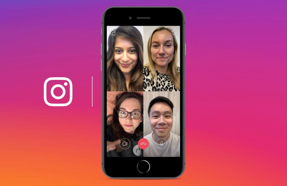 Zo voer je een videogesprek met vrienden in Instagram