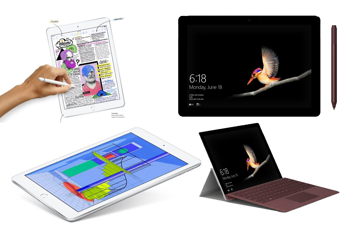 iPad 2018 vs Microsoft Surface Go: prijsvriendelijke tablets vergeleken