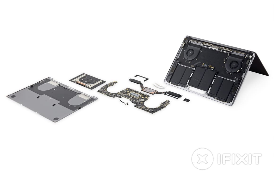 MacBook Pro 2018 teardown: grotere accu, onmogelijk zelf te repareren