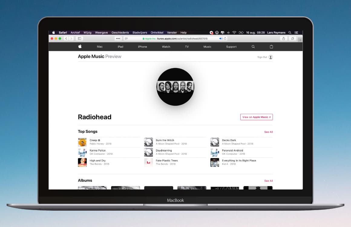 Zo werkt de webversie van Apple Music: muziek vanuit je browser