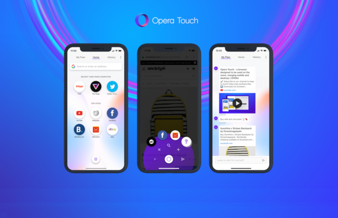 Opera Touch is het beste Safari-alternatief voor grote iPhones
