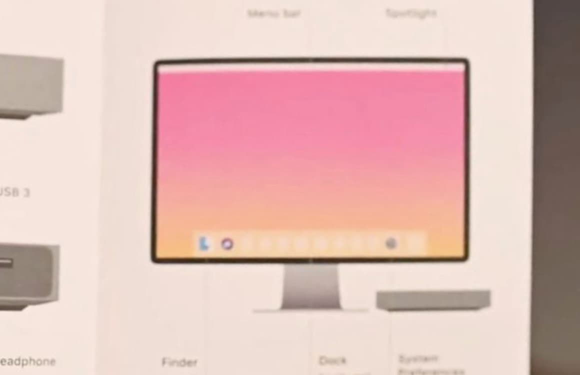 ‘Apple toont opvolger van Thunderbolt Display in handleiding Mac mini’