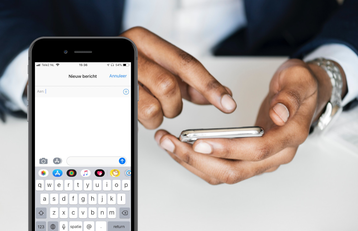Ouderwets sms’en met je iPhone gaat mogelijk meer op iMessage lijken