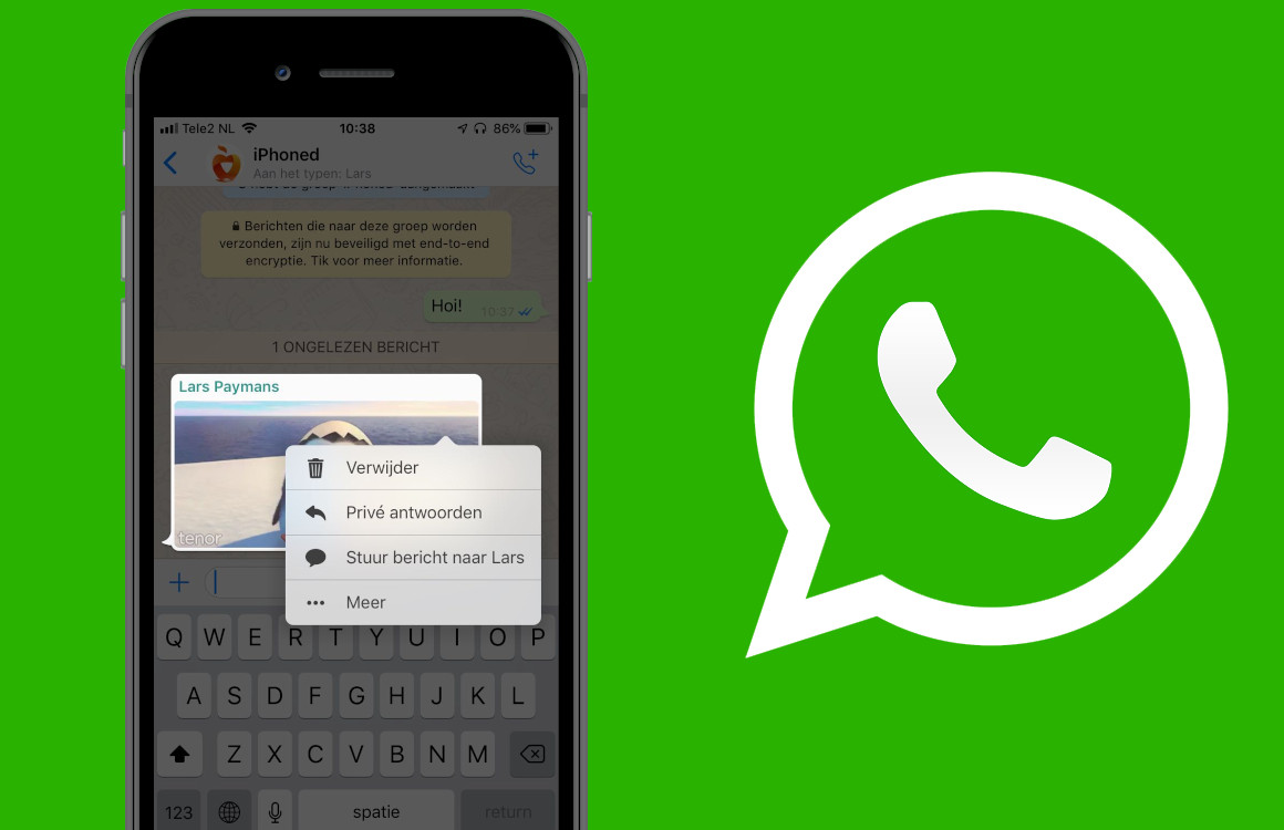 WhatsApp voegt privé antwoorden voor groepsgesprekken toe: zo werkt het