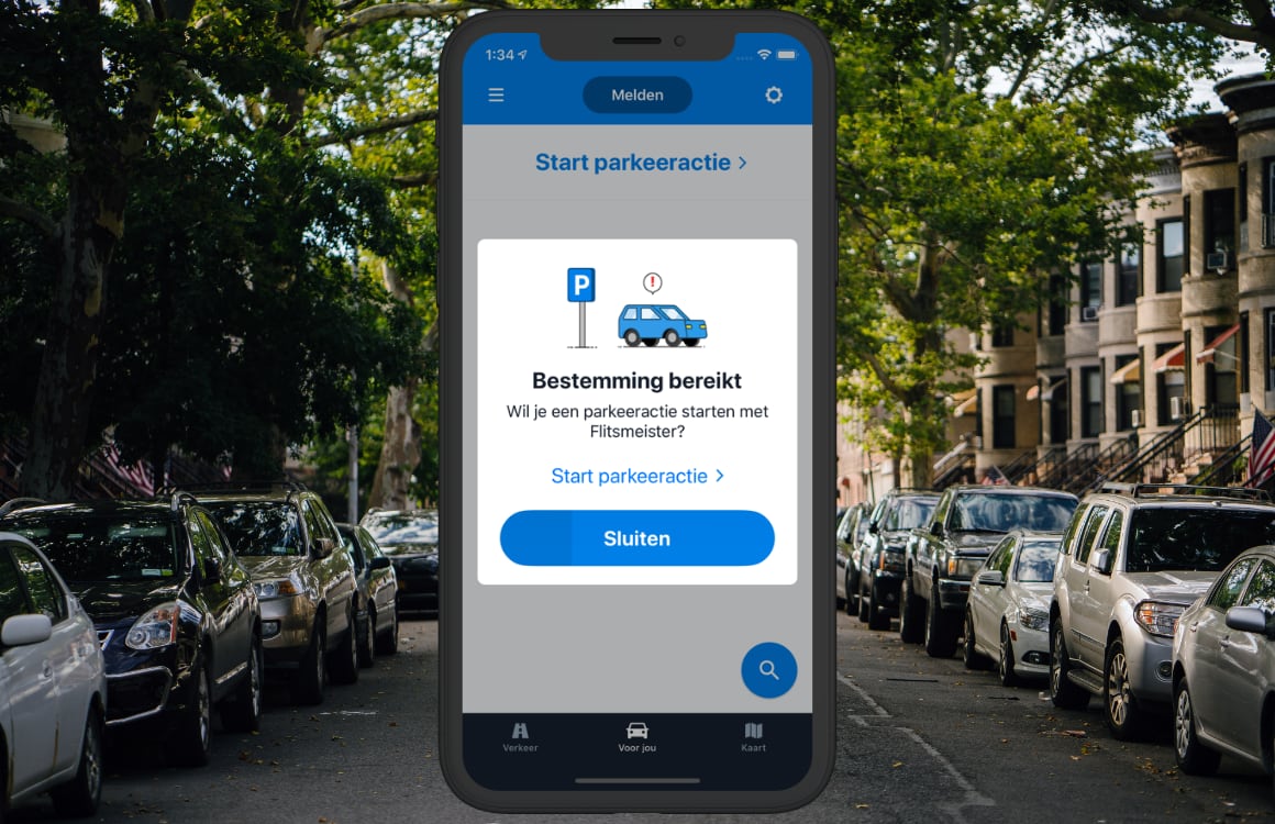 Flitsmeister laat je voortaan betaald parkeren op straat via de app