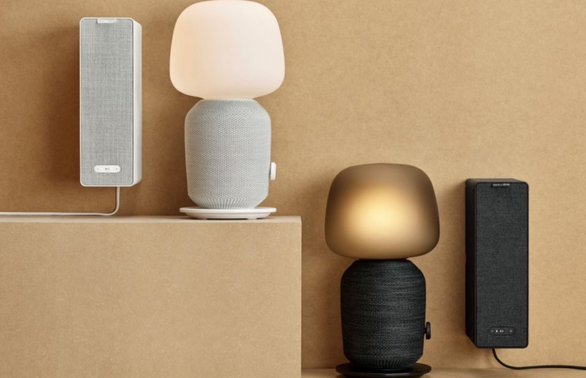 De Sonos-speakers van IKEA zijn ook een tafellamp of boekenplank